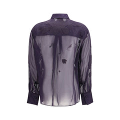 Forte_Forte blaue Viskosebluse