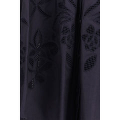 Forte_Forte Blue Cotton Pattern Shirt