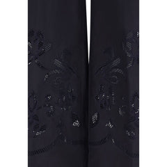 Forte_Forte Blue Cotton Casual Pants