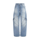 Amiri Jeans aus blauem Baumwolldenim