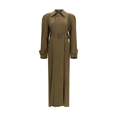 Petar Petrov Bicolor Silk Trench Coat