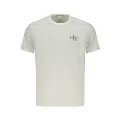 Calvin Klein Weißes Baumwoll-Herren-T-Shirt
