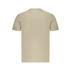 Calvin Klein Beige Cotton Men T-Shirt