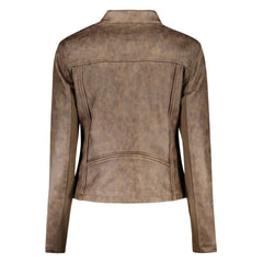Desigual Verde Poliuretano Women Jacket