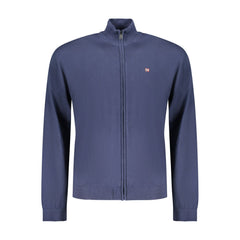 Napapijri Blue Cotton Men Cardigan