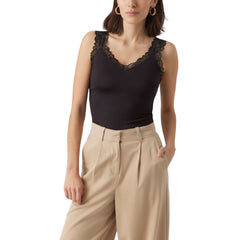 Vero Moda Schwarze Viskose-Tanktops