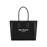 Balmain Black Cotton Tote Bag