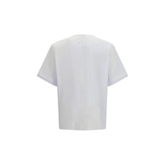 Sacai Weißes Baumwoll-T-Shirt