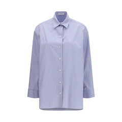 The Row Blue Cotton Shirt