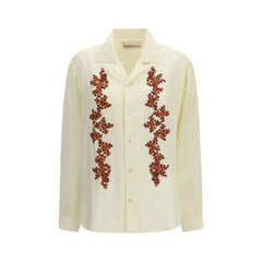 Baziszt Bicolor Cotton Pattern Shirt