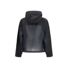 Y-3 Black Cotton Shell Jacket