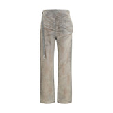 Dieselgrijze katoenen slim fit jeans