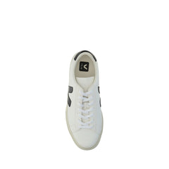 Veja White Calf Leather Bos Taurus Low Top Sneakers