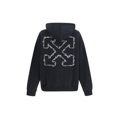 Off-White Schwarzes Baumwoll-Sweatshirt