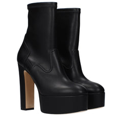 Casadei Ankle Boots aus schwarzem Leder