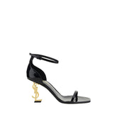Saint Laurent Black Calf Leather Bos Taurus Platform Sandals