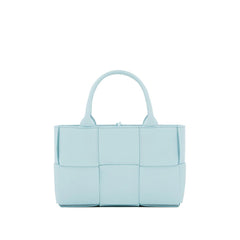 Bottega Veneta Blaue Tote Bag aus Lammleder