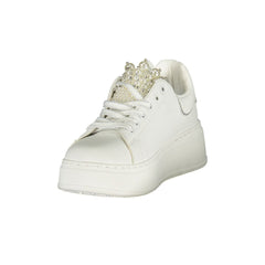 Laura Biagiotti Bianco Polyurethan Damen Sneaker