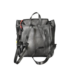 Desigual Schwarzer Damen-Mini-Rucksack aus Polyurethan
