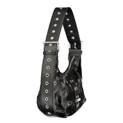 Desigual Schwarze Mini-Damentasche aus Polyurethan