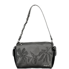Desigual schwarze Damenhandtasche aus Polyurethan