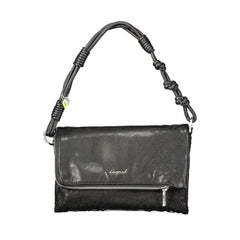 Desigual Schwarze Damenhandtasche aus Polyurethan