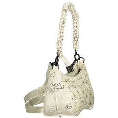 Desigual Bianco Polyurethan Damenhandtasche
