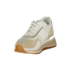 Laura Biagiotti Bianco Polyurethan Damen Sneaker