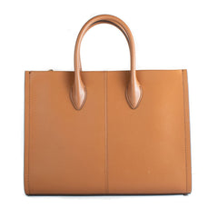 Michael Kors Braune Lederschultertasche