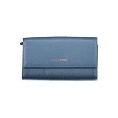 Coccinelle Damen Portemonnaie aus blauem Leder