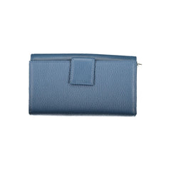 Coccinelle Damen Portemonnaie aus blauem Leder