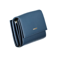Coccinelle Damen Portemonnaie aus blauem Leder