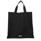 MSGM Black Fabric Handbag