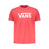 Vans Rosso Cotton Men T-Shirt