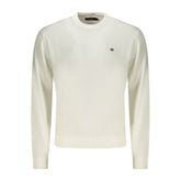 Napapijri White Cotton Men Shirt