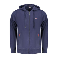 Norwegen 1963 Blauer Baumwoll-Herren-Kapuzenpullover
