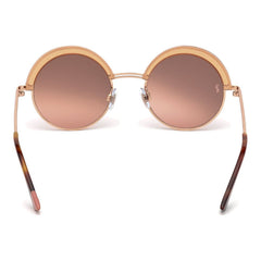 WEB EYEWEAR Goldene Sonnenbrille aus Metall
