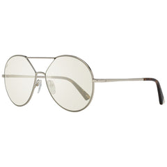 WEB EYEWEAR Goldene Sonnenbrille aus Metall