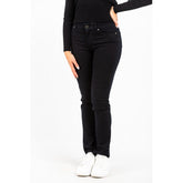 Gas Black Cotton Slim Fit Jeans