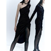 Patrizia Pepe Bicolor Polyester Tank Tops