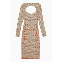 Patrizia Pepe Bicolor Nylon Casual Dress