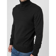 Guess Black Cotton Turtleneck