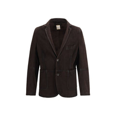 D'amico Brown Lamb Ovis Aries Aries Leather Jacket