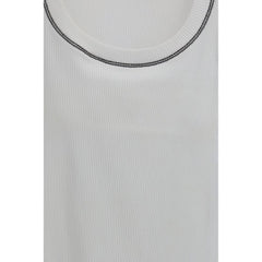 Brunello Cucinelli Weißes Baumwoll-T-Shirt