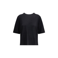 Loulou De Saison Schwarzes Kaschmir-T-Shirt