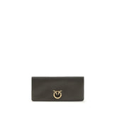 PINKO Bicolor Calf Leather Bos Taurus Clutch Bag