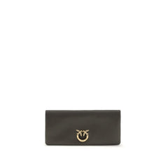 PINKO Bicolor Calf Leather Bos Taurus Clutch Bag