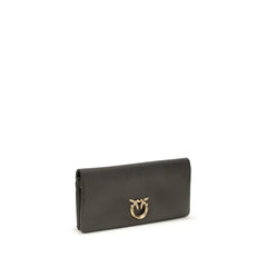 PINKO Bicolor Calf Leather Bos Taurus Clutch Bag
