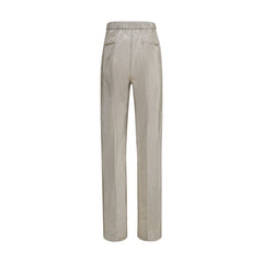 Forte_Forte Silver Polyester Casual Pants