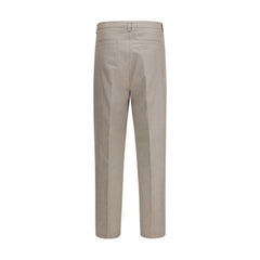 Brunello Cucinelli Beige Cotton Dress Pants